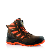 BVIZ2 S7S SC HRO FO LG WR Brown/Orange 360° High Visibility Metal Free Waterproof Safety Lace Boot